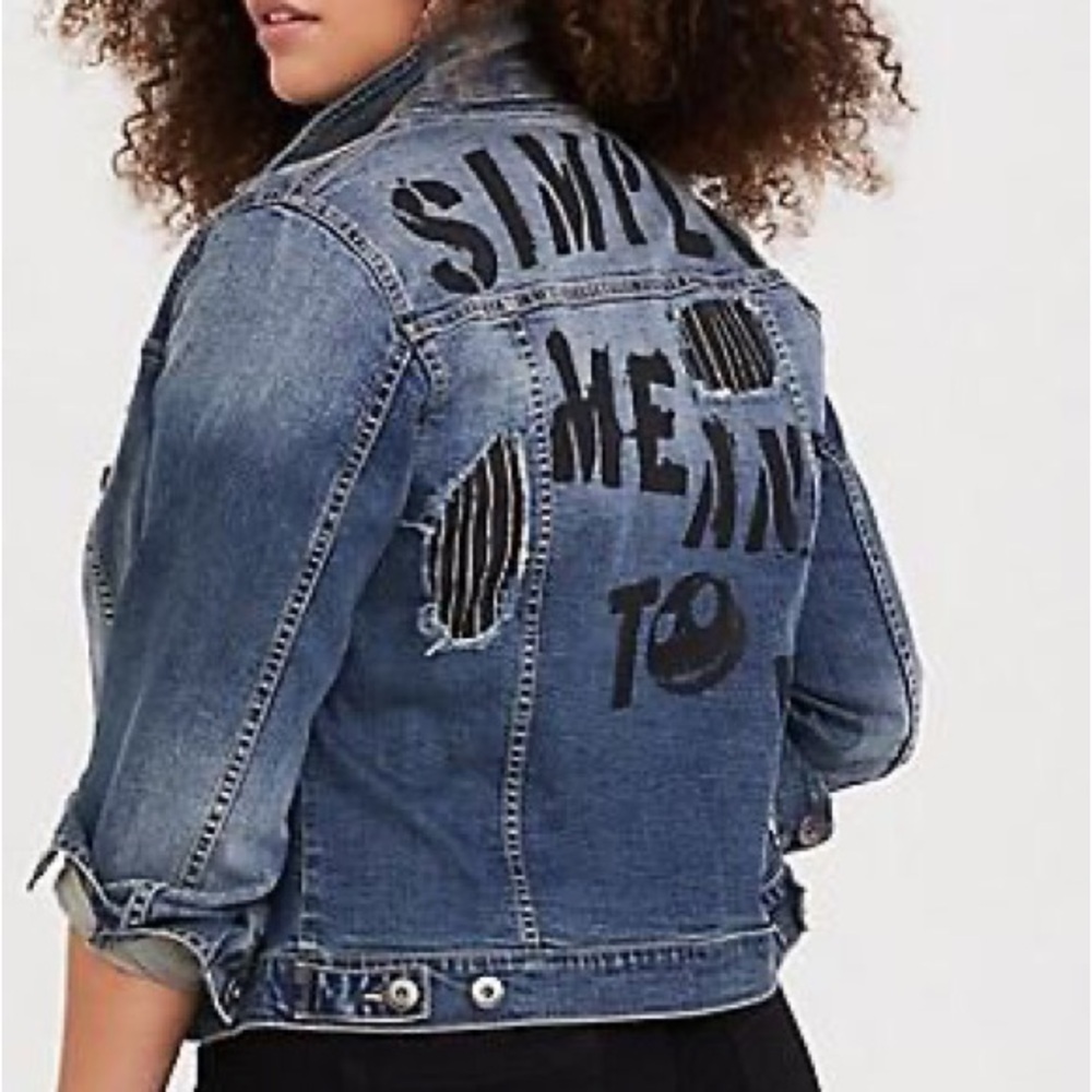 Torrid Nightmare Before Christmas Denim Jacket